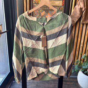 Mirth Palm Springs top in Camper Stripe